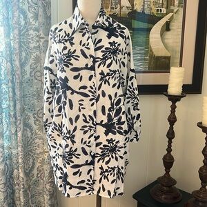 MARE ST BARTH 💯 LINNEN BUTTON DOWN SHIRT/DRESS Sz 42 or M